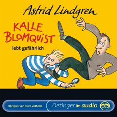 Kalle Blomquist lebt gefährlich (MP3-Download) - Lindgren, Astrid
