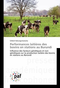 Performances laitières des bovins en stations au Burundi - Hatungumukama, Gilbert