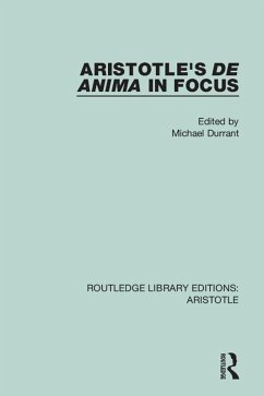 Aristotle's De Anima in Focus (eBook, PDF)