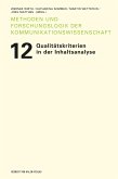 Qualitätskriterien in der Inhaltsanalyse (eBook, PDF)