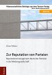 Zur Reputation von Parteien (eBook, PDF) - Bild 1