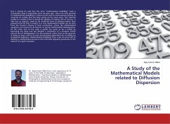 A Study of the Mathematical Models related to Diffusion Dispersion