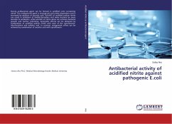 Antibacterial activity of acidified nitrite against pathogenic E.coli