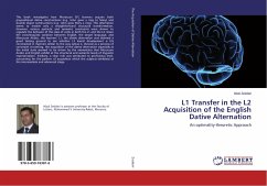 L1 Transfer in the L2 Acquisition of the English Dative Alternation