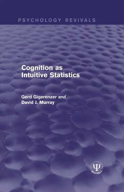 Cognition as Intuitive Statistics (eBook, ePUB) - Gigerenzer, Gerd; Murray, David J.