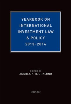 Cover Yearbook on International Investment Law & Policy, 2013-2014 (eBook, PDF)