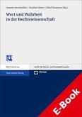 Wert und Wahrheit in der Rechtswissenschaft (eBook, PDF)