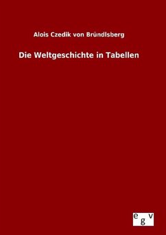 Die Weltgeschichte in Tabellen - Czedik, Alois von