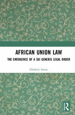 African Union Law - Amao, Olufemi