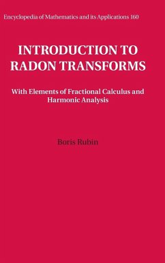 Introduction to Radon Transforms - Rubin, Boris