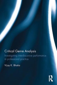 Critical Genre Analysis - Bhatia, Vijay K