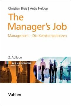 The Manager's Job - Bleis, Christian;Helpup, Antje