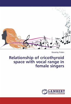 Relationship of cricothyroid space with vocal range in female singers - Pullon, Beverley