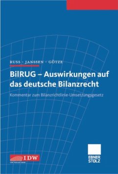 BilRUG - Auswirkungen auf das deutsche Bilanzrecht, Kommentar - Russ, Wolfgang;Janßen, Christian;Götze, Thomas