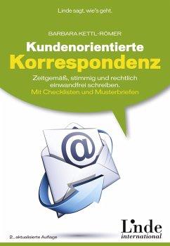 Kundenorientierte Korrespondenz (eBook, ePUB) - Kettl-Römer, Barbara