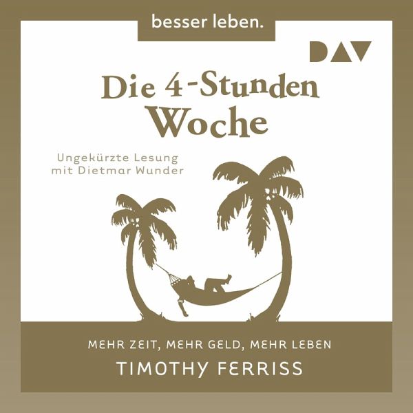 Die 4-Stunden-Woche (MP3-Download) von Timothy Ferriss - Hörbuch bei  bücher.de runterladen