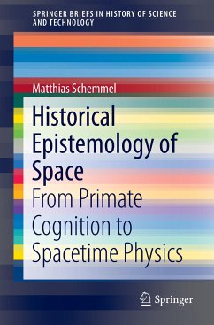 Historical Epistemology of Space - Schemmel, Matthias