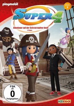 Cover Super 4 - Abenteuer auf Gunpowder Island