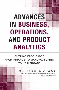Advances in Business, Operations, and Product Analytics (eBook, ePUB) - Drake, Matthew