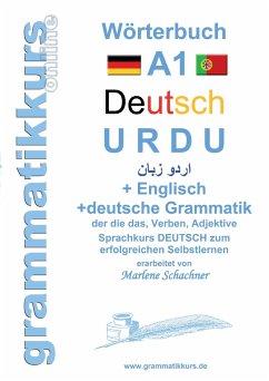 Wörterbuch Deutsch - Urdu - Englisch Niveau A1 - Schachner, Marlene