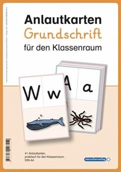 Anlautkarten Grundschrift für den Klassenraum - sternchenverlag GmbH;Langhans, Katrin