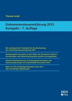 Einkommensteuererklärung 2015 Kompakt - Arndt, Thomas