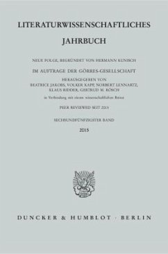 Literaturwissenschaftliches Jahrbuch.