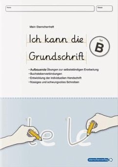 Ich kann die Grundschrift Teil B - sternchenverlag GmbH;Langhans, Katrin