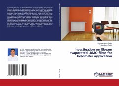 Investigation on Ebeam evaporated LBMO films for bolometer application