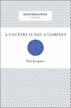 A Country Is Not a Company (eBook, ePUB) - Krugman, Paul