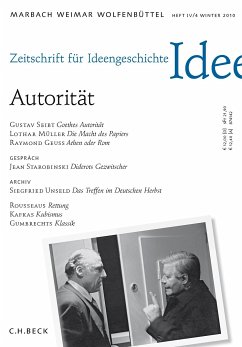 Cover Zeitschrift für Ideengeschichte Heft IV/4 Winter 2010: Autorität