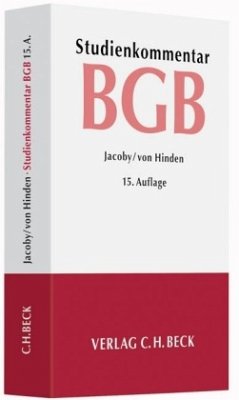 BGB, Studienkommentar - Jacoby, Florian; Hinden, Michael von