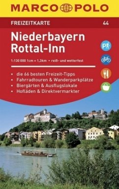Cover MARCO POLO Freizeitkarte Niederbayern, Rottal-Inn 1:130 000