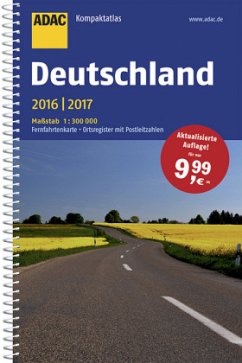 ADAC Kompaktatlas Deutschland 2016/2017 1:300 000