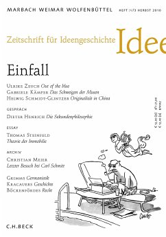 Cover Zeitschrift für Ideengeschichte Heft IV/3 Herbst 2010: Einfall