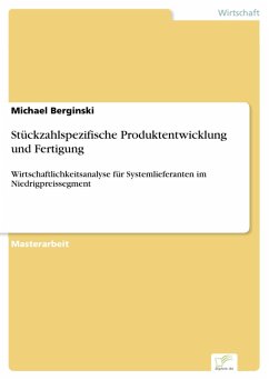 Cover Stückzahlspezifische Produktentwicklung und Fertigung (eBook, PDF)