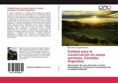 Calidad para la conservación en zonas serranas, Córdoba Argentina