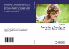 Cover Acquisition of Negation by Yemeni-Taizzi Children