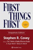 First Things First (eBook, ePUB)