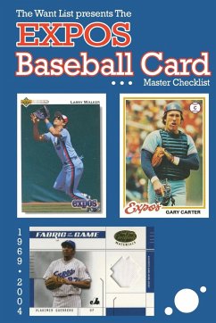 The Expos Baseball Card Master Checklist - Scott, Richard