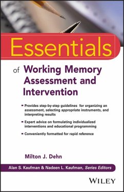 Cover Essentials of Working Memory Assessment and Intervention