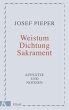 Weistum, Dichtung, Sakrament (eBook,... - Bild 1