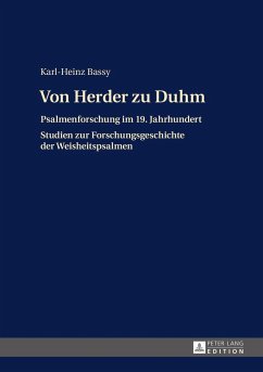 Von Herder zu Duhm - Bassy, Karl-Heinz