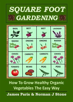 Square Foot Gardening: How To Grow Healthy Organic Vegetables The Easy Way (eBook, ePUB) - Paris, James; Stone, Norman J