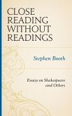 Close Reading without Readings