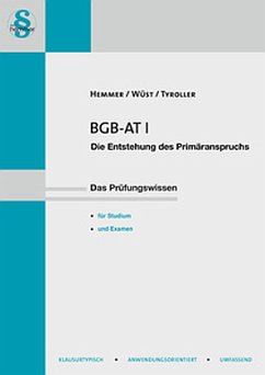 BGB-AT - Hemmer, Karl-Edmund; Wüst, Achim; Tyroller, Michael