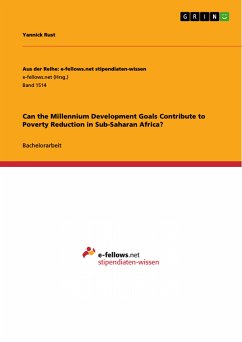 Can the Millennium Development Goals Contribute to Poverty Reduction in Sub-Saharan Africa? (eBook, PDF)