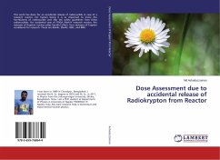 Dose Assessment due to accidental release of Radiokrypton from Reactor