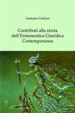 Contributi alla storia dell'ermeneutica giuridica contemporanea (eBook, PDF)