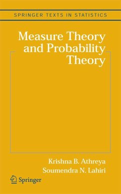 Measure Theory and Probability Theory (eBook, PDF) - Athreya, Krishna B.; Lahiri, Soumendra N.